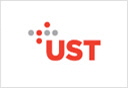 UST logo - Applying other fonts to the word mark