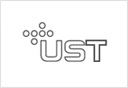 UST logo - Expressing the word mark via imprinting